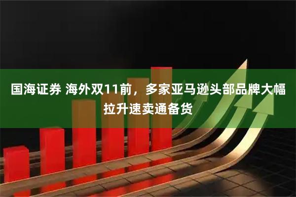 国海证券 海外双11前，多家亚马逊头部品牌大幅拉升速卖通备货